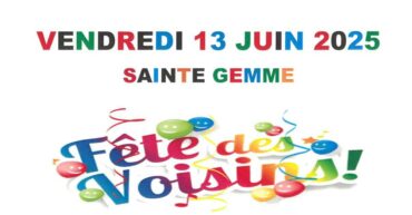 Fête des voisins le 13 juin à partir de 19h